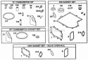 KitsGasket Sets Diagram and Parts List for 28F707-0298-01  Briggs and Stratton Engine